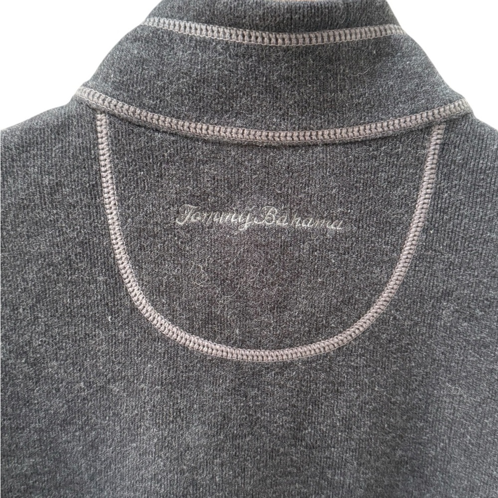 Tommy Bahama Women's Soft Grey /Black Full Zip Jacket! Small! - Picture 4 of 8